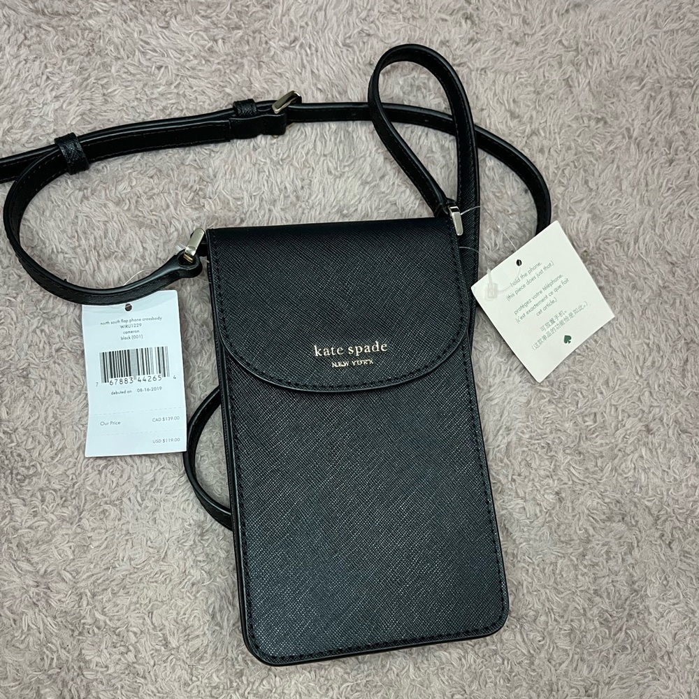 NWT Kate Spade | North South Flap Phone Crossbody